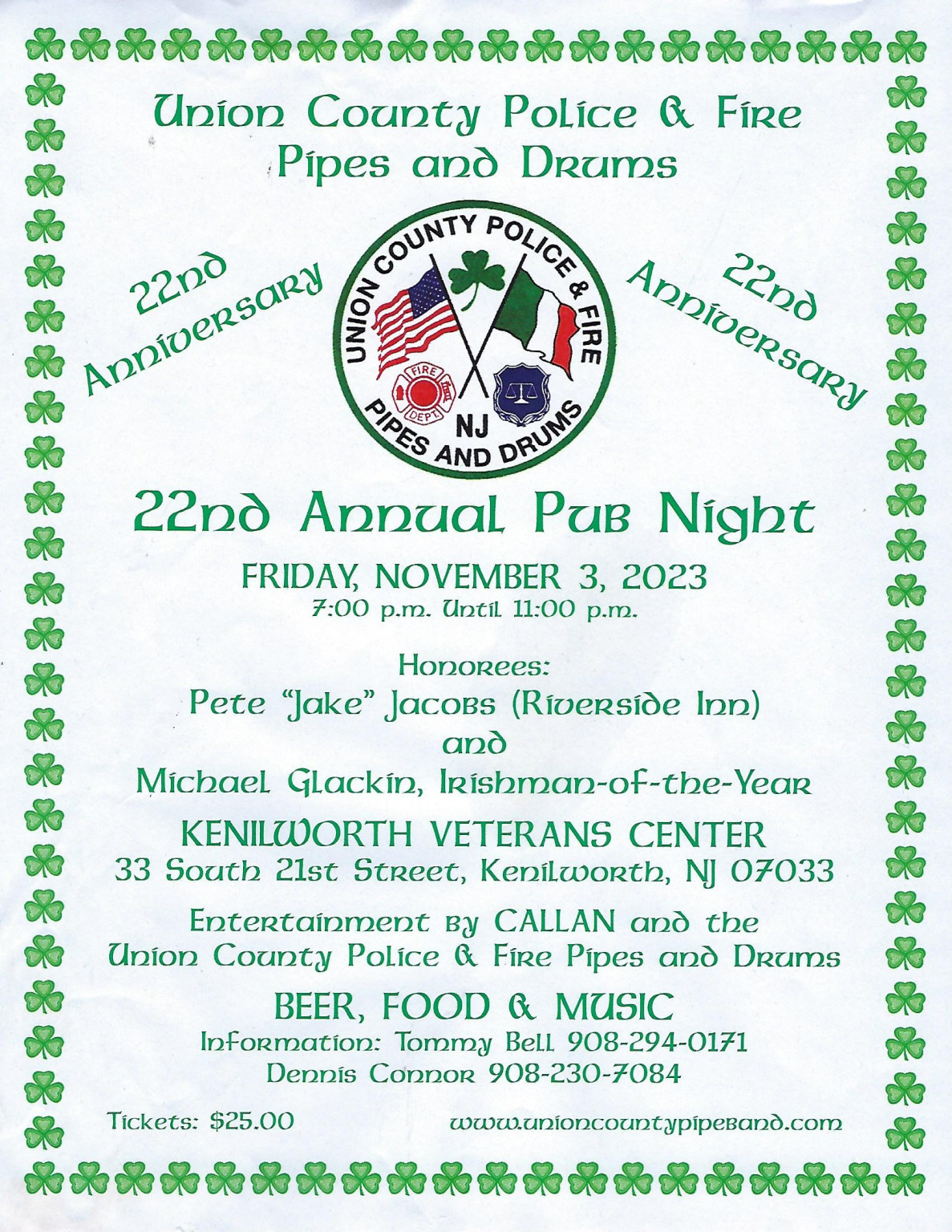 Events VFW Kenilworth Post 2230